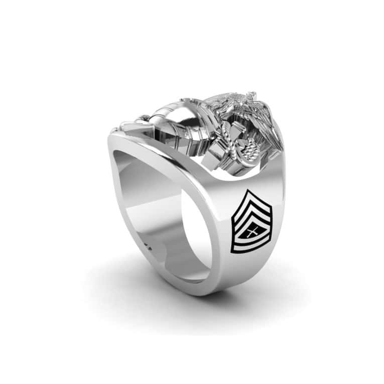 THE MARINE CORPS RING ~ RANK AND YEARS OF SERVICE5