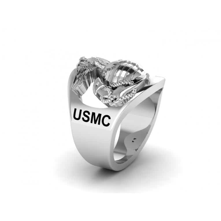 THE MARINE CORPS RING ~ RANK AND YEARS OF SERVICE _11