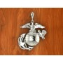 14k white gold ega pendant