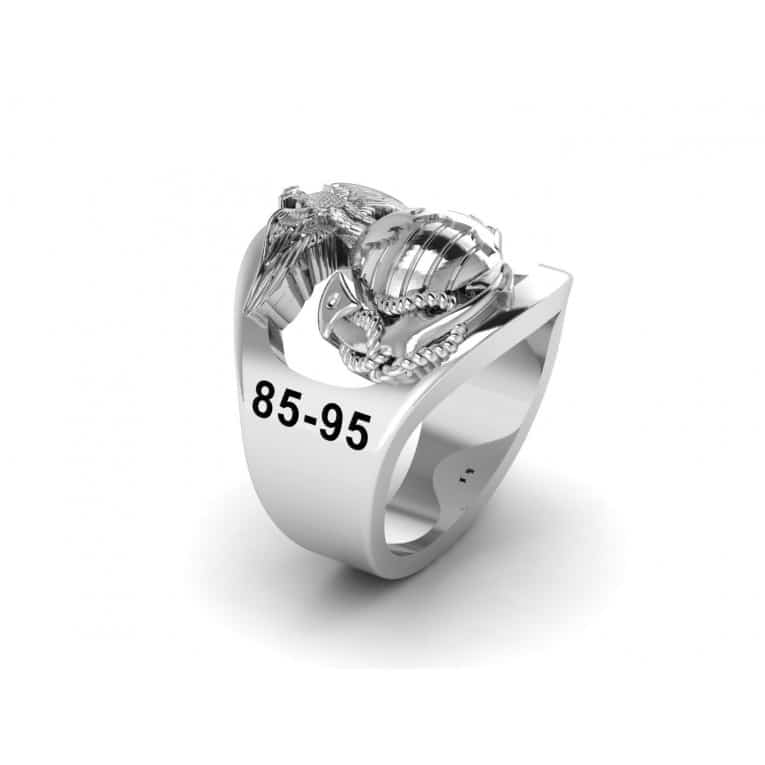 THE MARINE CORPS RING ~ RANK AND YEARS OF SERVICE _2