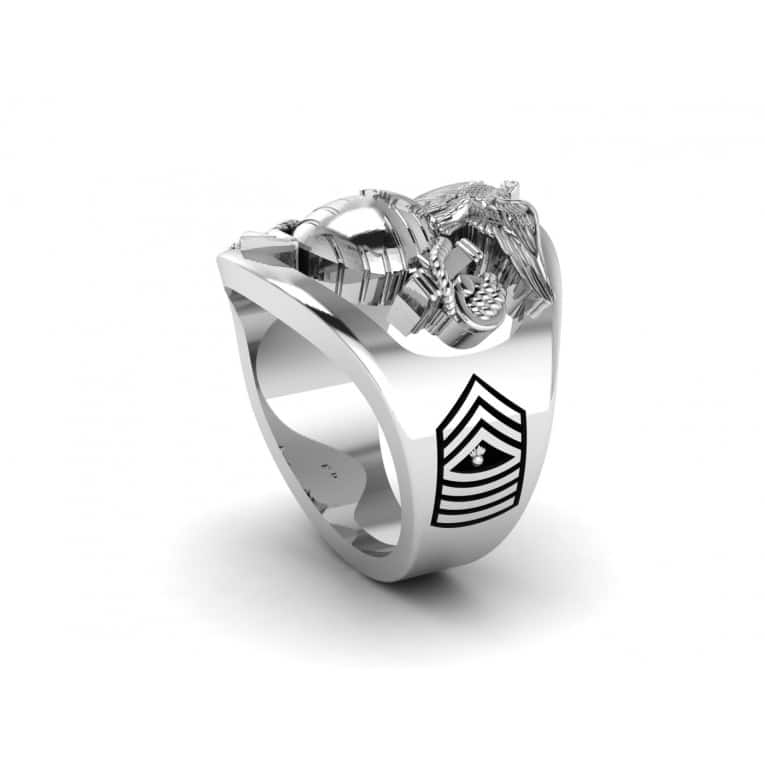 THE MARINE CORPS RING ~ RANK AND YEARS OF SERVICE _7