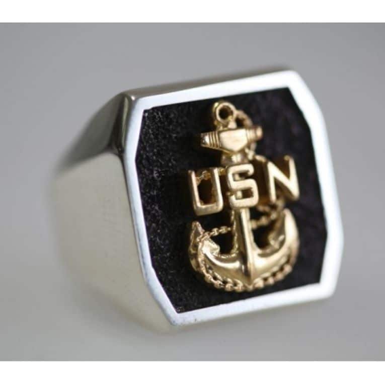 10k-white-gold-us-navy-chief-ring-with-14k-yellow-gold-anchor