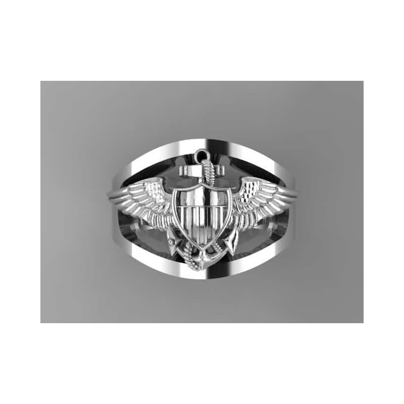 Gold US Navy Aviator Ring