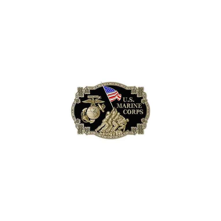 IWO JIMA MARINE CORPS BELT BUCKLE