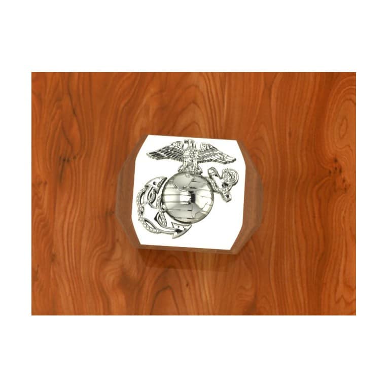 STERLING SILVER MARINE CORPS SIGNET RING 23