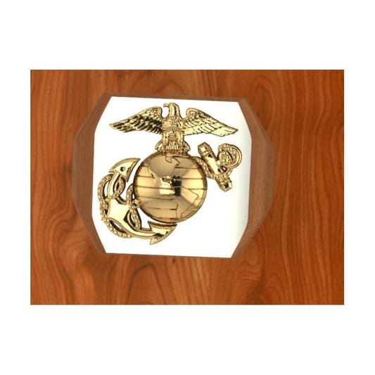 TWO TONE MARINE CORPS SIGNET RING 23