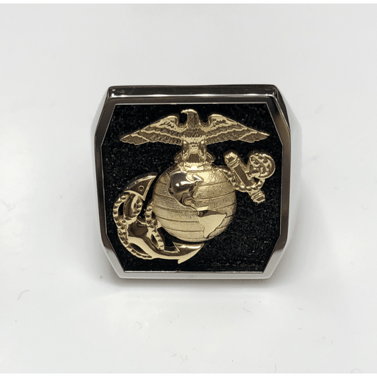 beautiful-platinum-marine-corps-ring-with-gold-eagle-globe-and-anchor-mr16